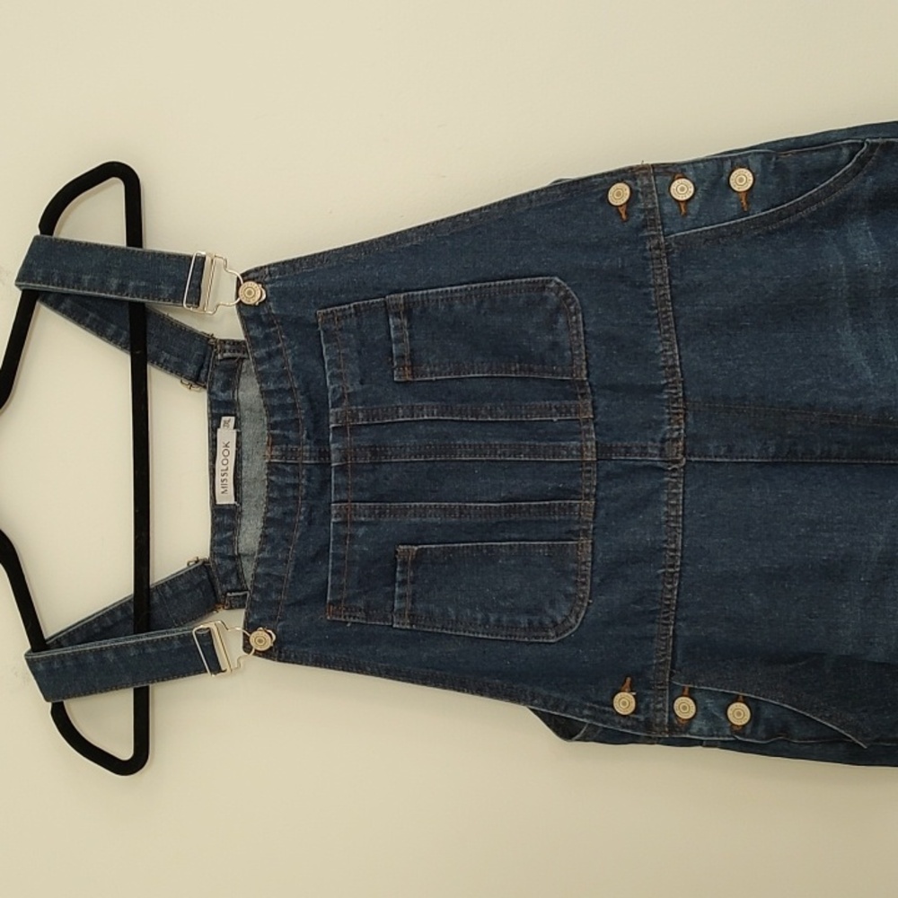 Miss Look Woman's Denim Jean Overalls/Size 3XL - Picture 5 of 12